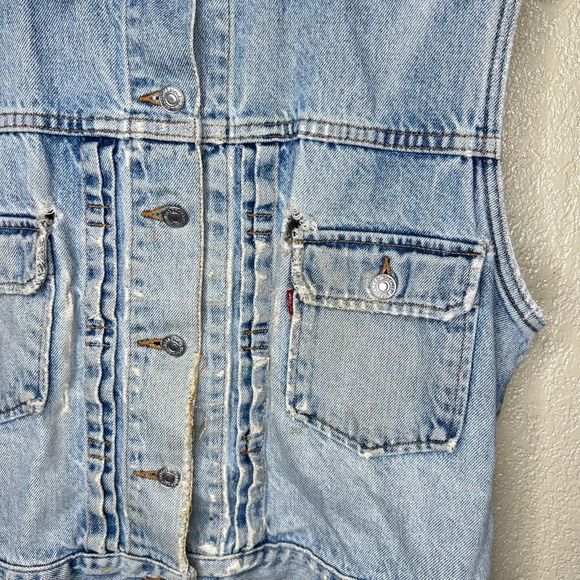 Vintage Levi’s Trucker Vest Large - Picture 2 of 4